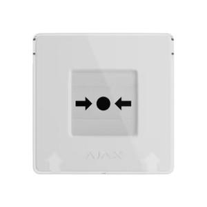 Кнопка ручної активації тривоги Ajax ManualCallPoint біла