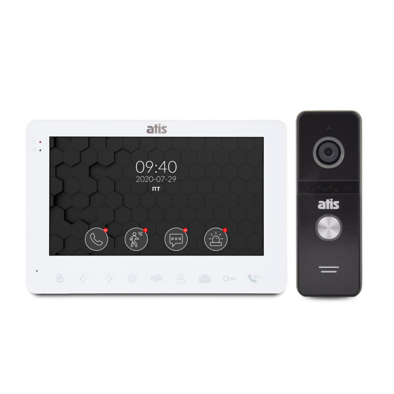 Комплект домофона ATIS AD-780FHD-W Kit box белый