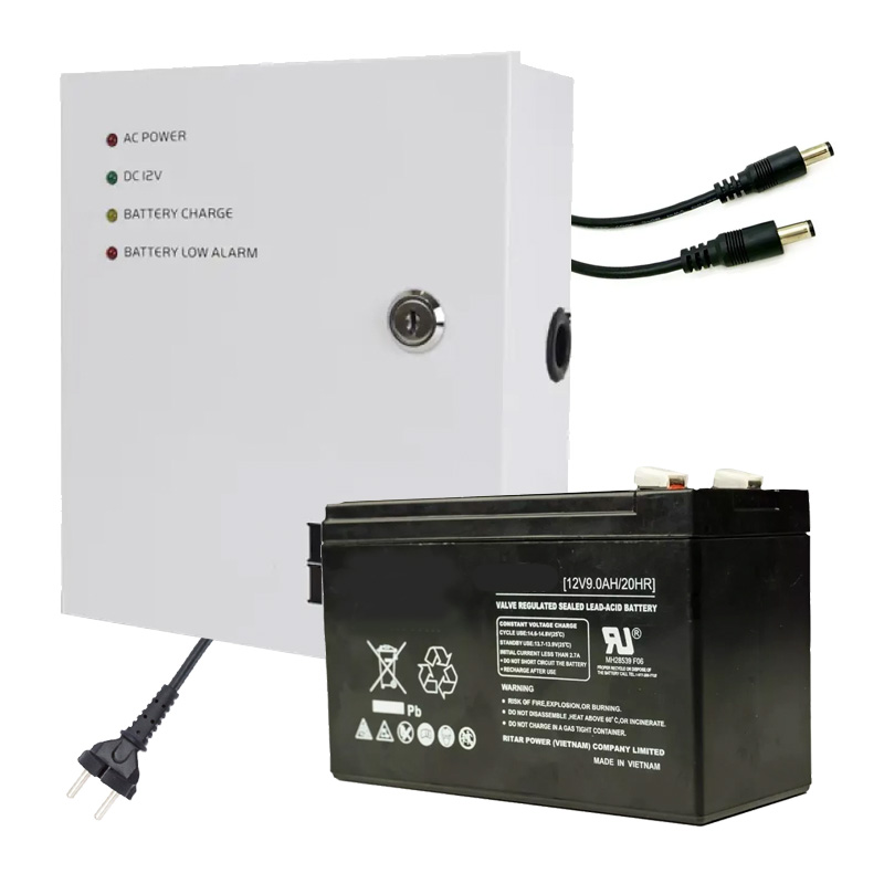 Комплект безперебійного живлення Full Energy BBG-125 + АКБ 9 Аг (5А/9Ah) для роутера Wi-Fi та оптичного терміналу