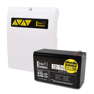 Комплект безперебійного живлення Full Energy BBGP-125 + FEP-127 (5А/7Ah)
