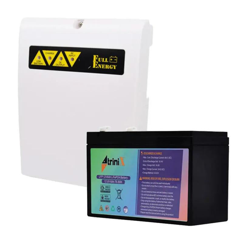Комплект безперебійного живлення Full Energy BBGP-123 + LFP 12V6Ah (3А/6Ah/LiFePo4)