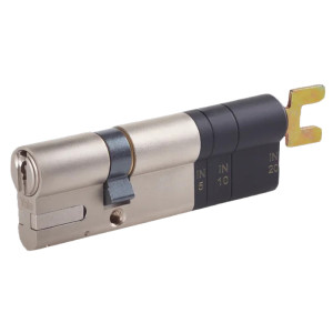 Циліндр YALE 60-125 30-60Ext x 30-65Int CAM LINUS Adjustable 2KEY NST до електронного контролера YALE LINUS