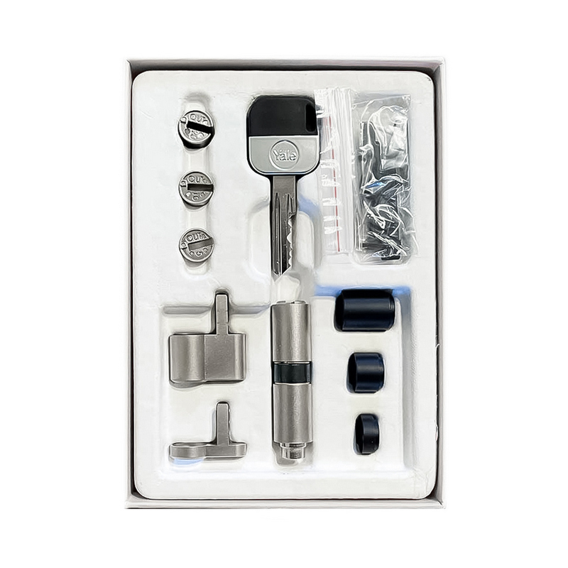 Циліндр YALE 60-125 30-60Ext x 30-65Int CAM LINUS Adjustable 2KEY NST до електронного контролера YALE LINUS