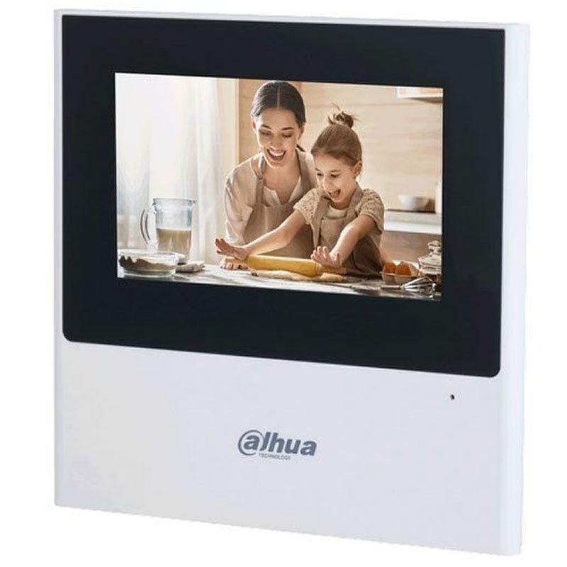 Комплект Wi-Fi IP-домофону Dahua DHI-VTH2611L-WP 4.3" Wi-Fi+DHI-VTO2111D-P-S2