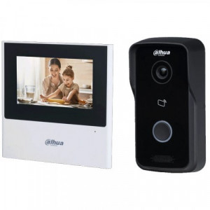 Комплект Wi-Fi IP-домофону Dahua DHI-VTH2611L-WP 4.3" Wi-Fi+DHI-VTO2111D-P-S2