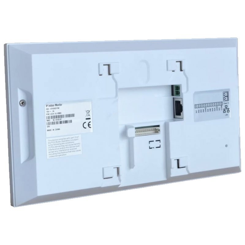 Комплект Wi-Fi IP-домофону Dahua DHI-VTO2211G-WP білий + DHI-VTH2421FW-P