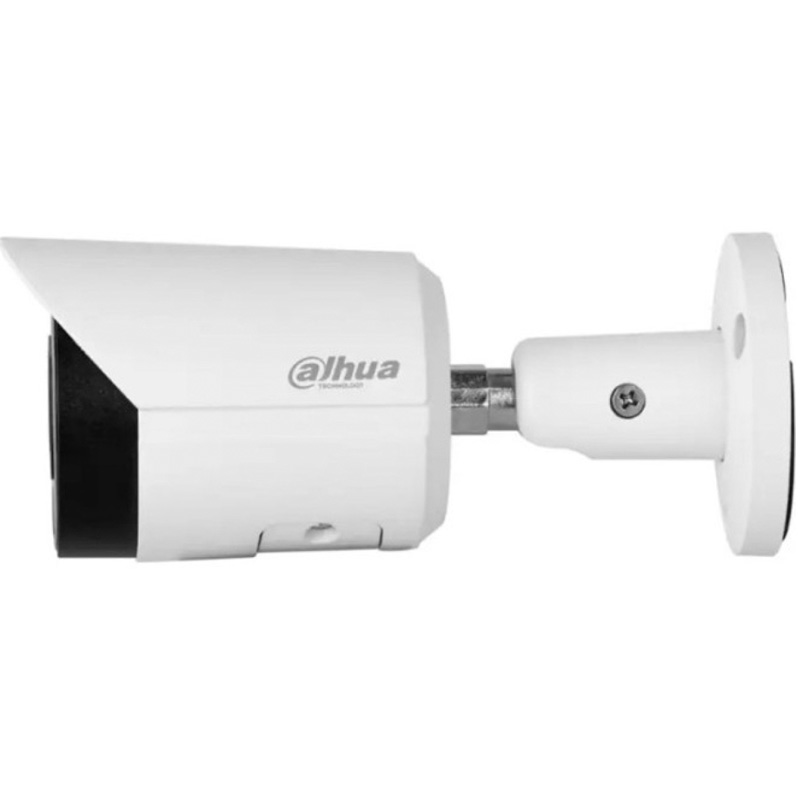 IP-камера 8 МП Dahua DH-IPC-HFW2849S-S-IL (2.8 мм) біла з PoE