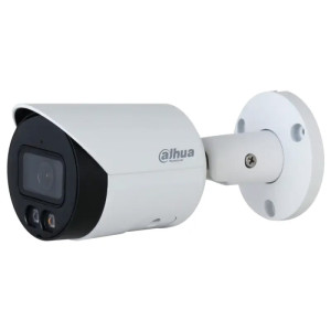 IP-камера 8 МП Dahua DH-IPC-HFW2849S-S-IL (2.8 мм) біла з PoE