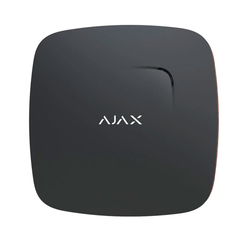 Пожежний датчик Ajax FireProtect Plus з сенсорами диму, температури та чадного газу чорний
