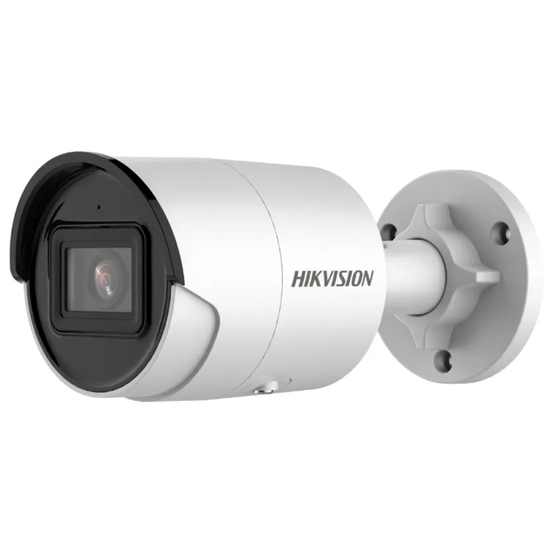 IP-камера 4 МП Hikvision DS-2CD2043G2-IU (2.8 мм) AcuSense з PoE біла