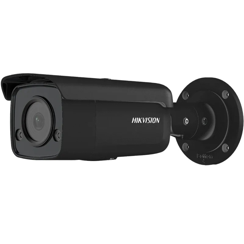 IP-камера 4 МП Hikvision DS-2CD2T47G2-L (4 мм) ColorVu чорна з PoE
