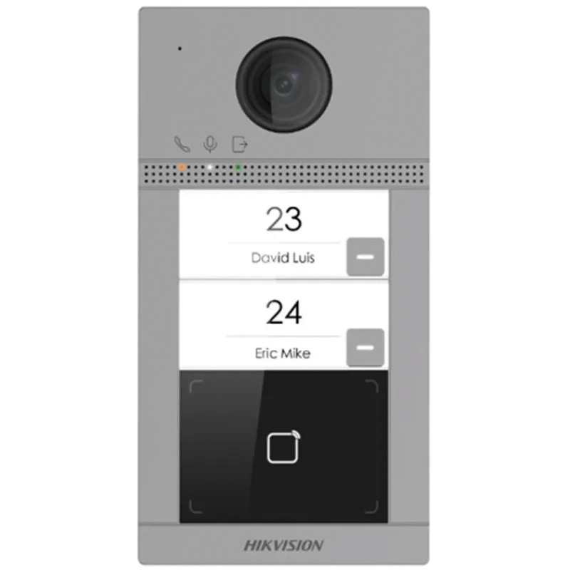 Wi-Fi IP-виклична панель Hikvision DS-KV8213-WME1(C)/Europe BV на 2 абоненти