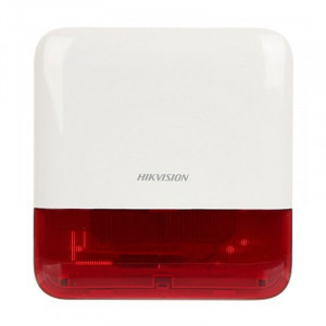 Вулична сирена Hikvision DS-PS1-E-WE червона