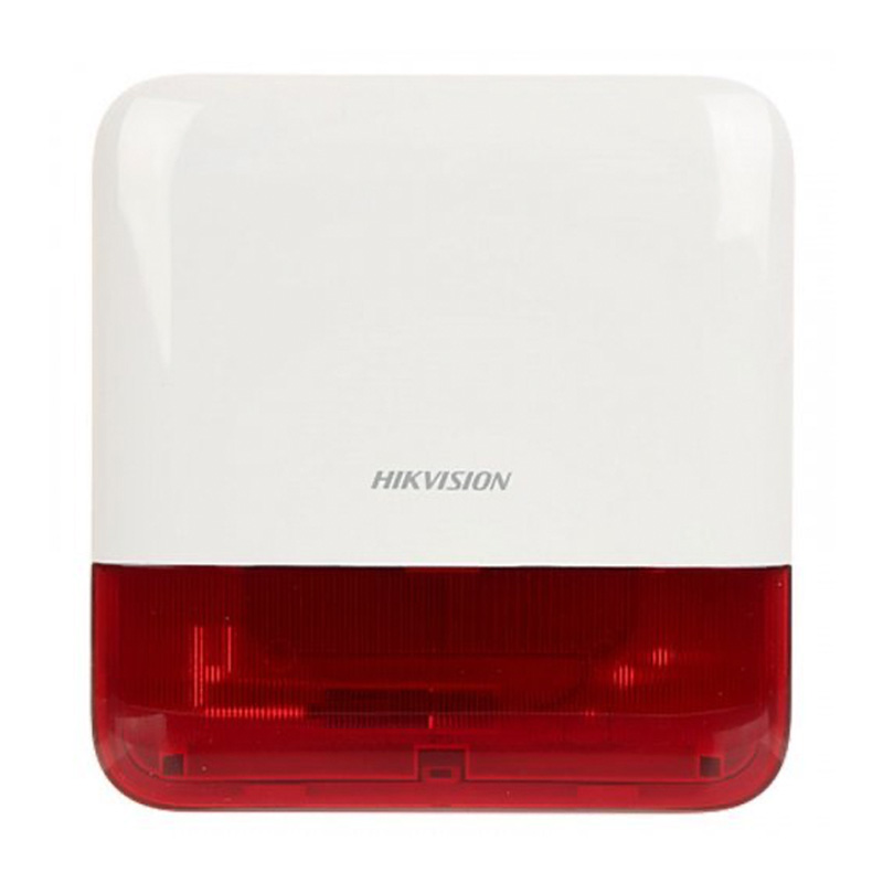 Вулична сирена Hikvision DS-PS1-E-WE червона
