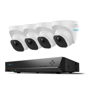 Комплект відеоспостереження Reolink RLK8-800D4-A-V2 8 МП на 4 купольні IP-камери