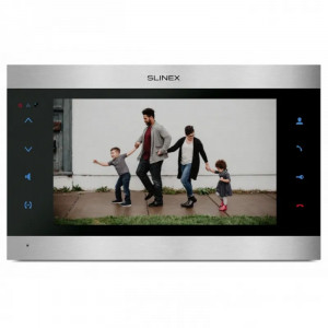 Wi-Fi домофон Slinex SL-10N Cloud сріблясто-чорний з переадресацією виклику