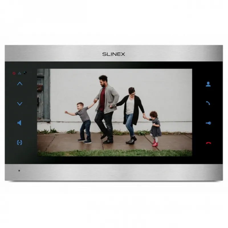 Wi-Fi домофон Slinex SL-10N Cloud сріблясто-чорний з переадресацією виклику