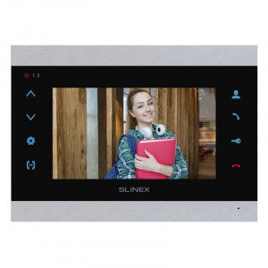 Wi-Fi домофон Slinex SL-07N Cloud чорно-сріблястий з переадресацією виклику