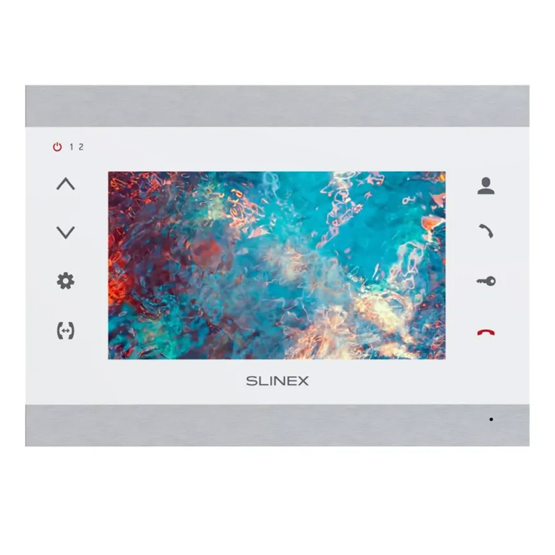 Wi-Fi домофон Slinex SL-07N Cloud бело-серебристый с переадресацией вызова