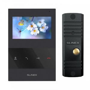 Комплект домофона Slinex SQ-04 чорний + ML-16НD чорна