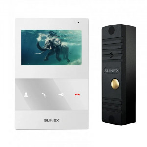 Комплект домофону Slinex SQ-04M білий + ML-16НR чорна