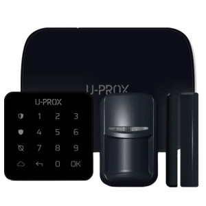 Комплект сигналізації U-Prox MP kit з клавіатурою чорний