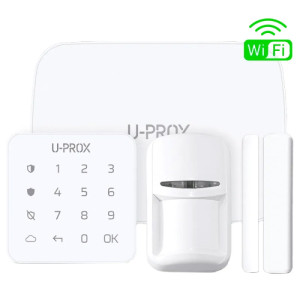Комплект сигналізації U-Prox MP WiFi kit з клавіатурою білий