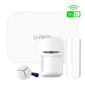 Комплект сигналізації U-Prox MP WiFi S з брелком білий
