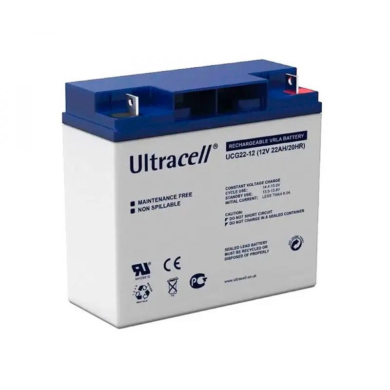Акумуляторна батарея Ultracell UCG22-12 12В 22 Аг гелева