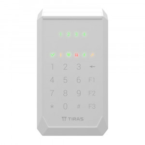 Клавіатура Tiras K-PAD4 біла дротова