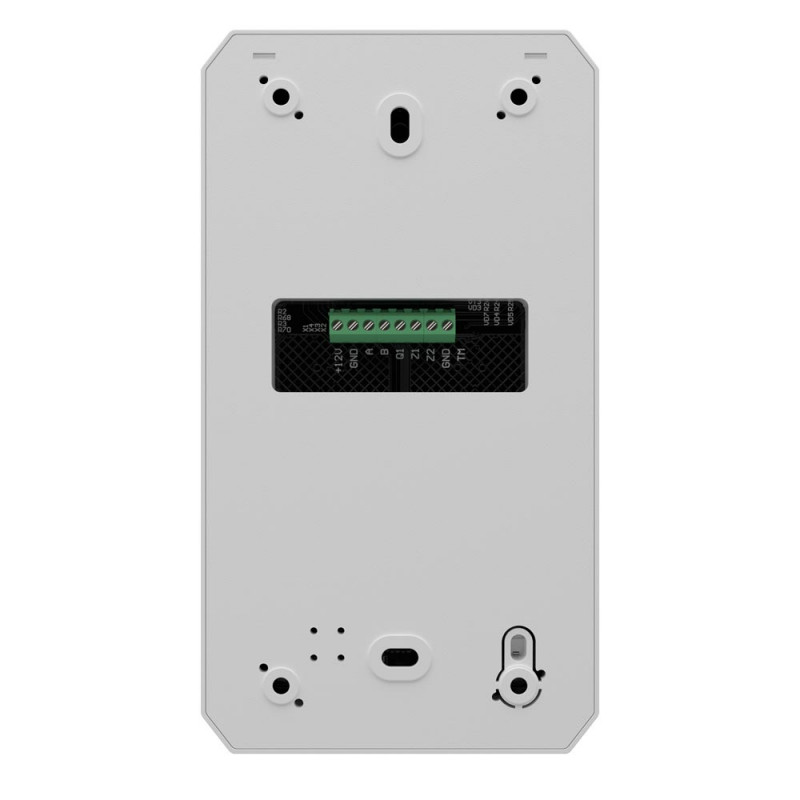 Клавіатура Tiras K-PAD OLED+ чорна дротова з вбудованим зчитувачем NFC/Mifare
