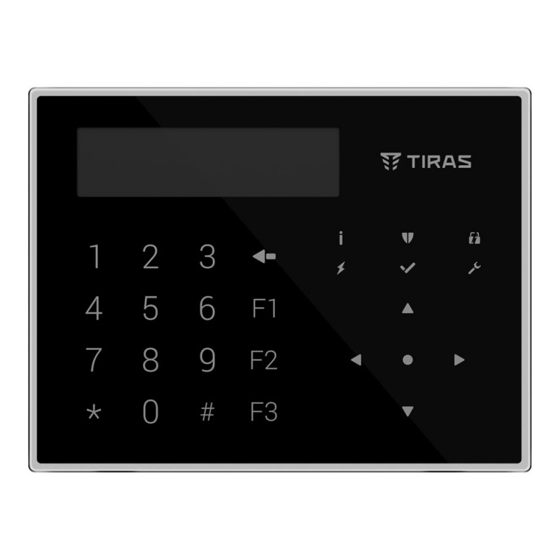 Клавіатура Tiras K-GLCD+ чорна
