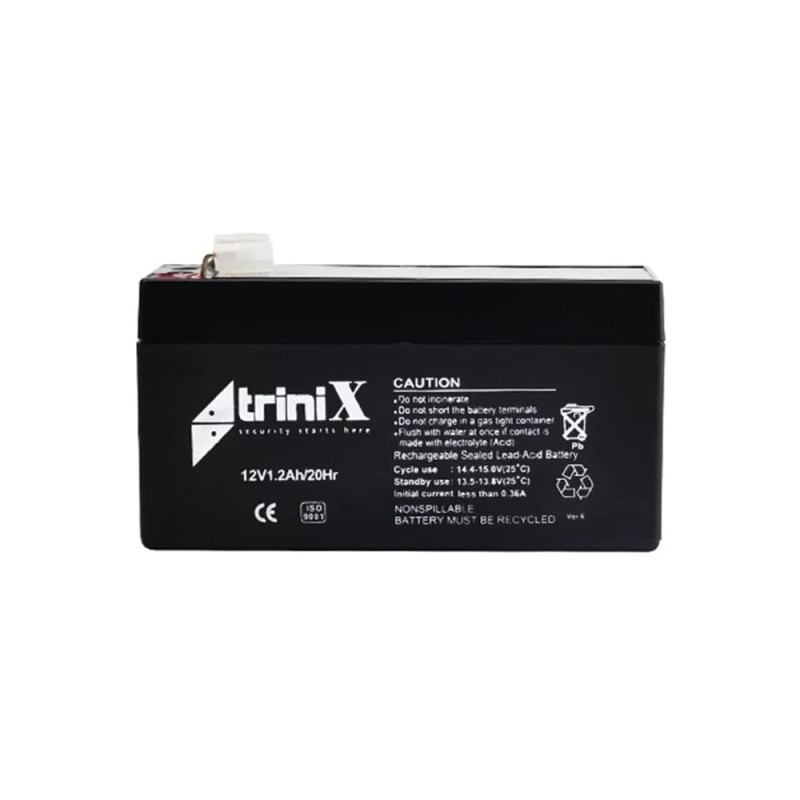Акумуляторна батарея Trinix 12V1.2Ah/20Hr AGM 12В 1.2 Аг свинцево-кислотна