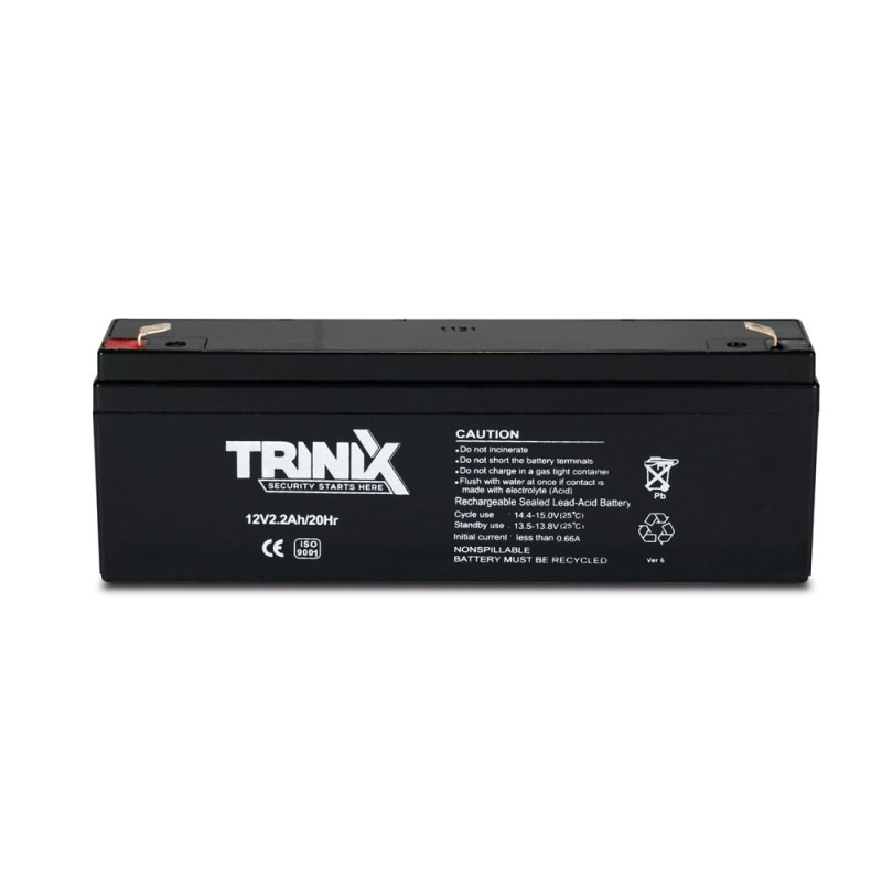 Акумуляторна батарея Trinix 12V2.2Ah/20Hr AGM 12В 2.2 Аг свинцево-кислотна