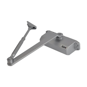 Дотягувач Dortec DT-63H з фіксацією дверей сріблястий