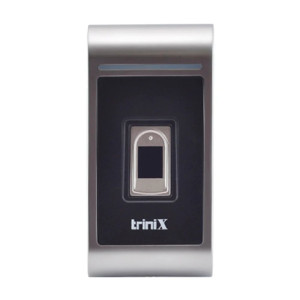 Біометричний антивандальний термінал з WiFi Trinix TRR-1102MFI(WF) зі зчитувачем відбитків пальців і карт