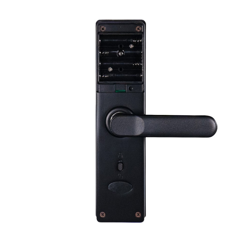 Замок биометрический автономный Trinix TRL-5402BTF Black с Bluetooth, считывателем отпечатков пальцев и карт