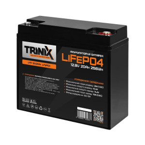 Акумуляторна батарея Trinix LFP 12V20Ah LiFePO4 12В 20 Аг літій-залізо-фосфатна