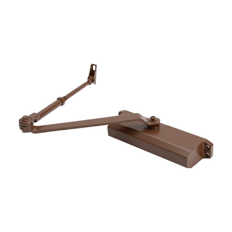 Доводчик Dortec DT-65HA Brown с фиксацией двери коричневый