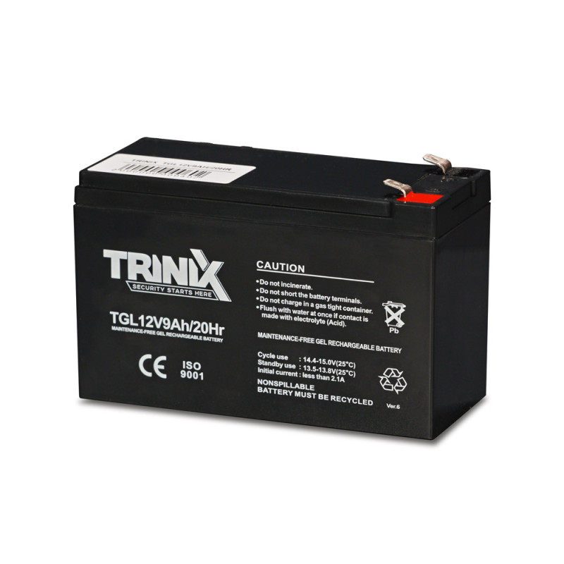 Акумуляторна батарея Trinix TGL12V9Ah/20Hr GEL 12В 9 Аг гелева