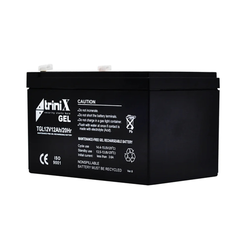 Аккумуляторная батарея Trinix TGL12V12Ah/20Hr GEL 12В 12 Ач гелевая