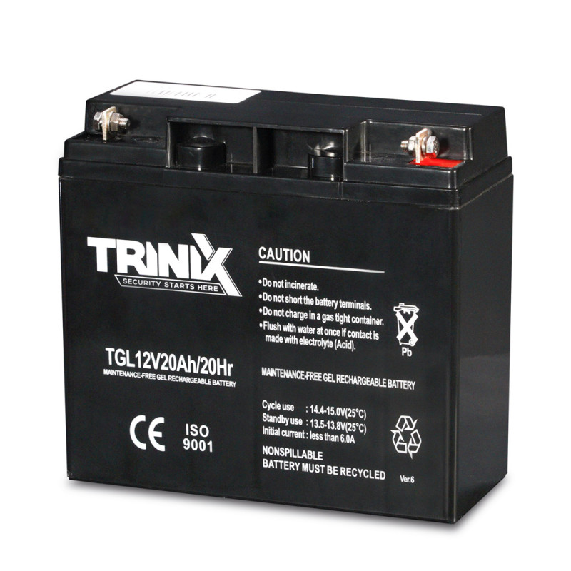 Аккумуляторная батарея Trinix TGL12V20Ah/20Hr GEL 12В 20 Ач гелевая