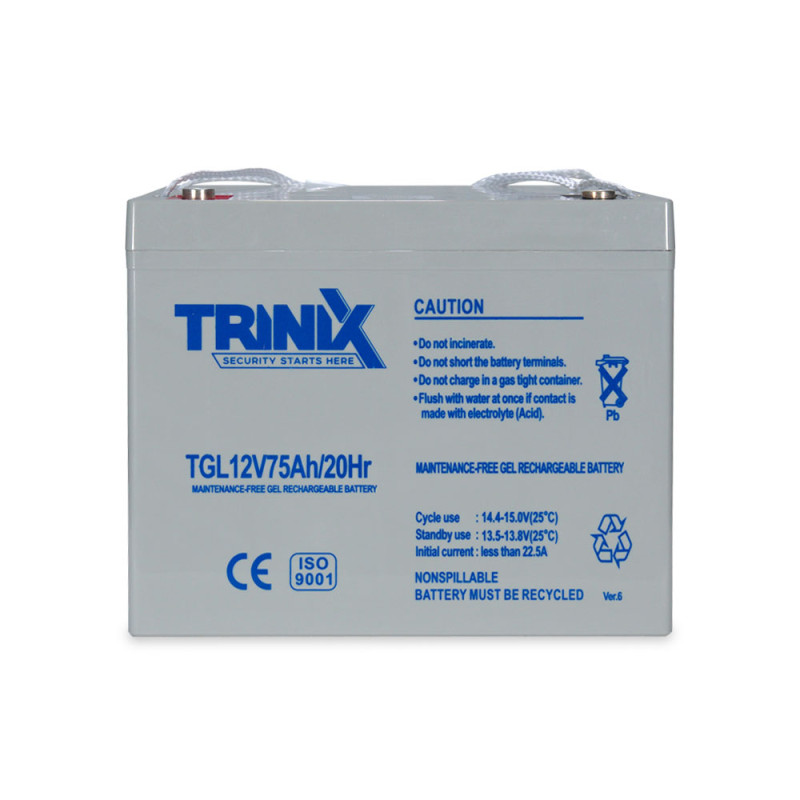 Акумуляторна батарея Trinix TGL12V75Ah/20Hr GEL 12В 75 Аг гелева 