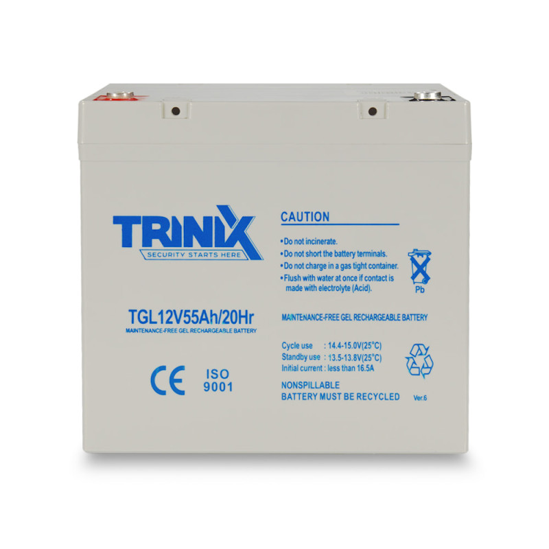 Аккумуляторная батарея Trinix TGL12V55Ah/20Hr GEL 12В 55 Ач гелевая