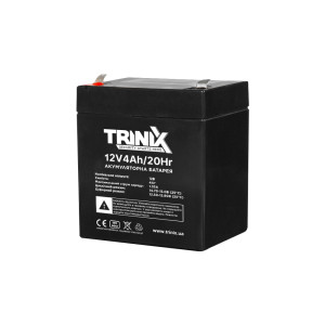 Акумуляторна батарея Trinix 12V4Ah/20Hr AGM 12В 4 Аг свинцево-кислотна