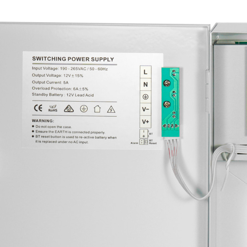 Блок безперебійного живлення Kraft PSU-1205/8CH