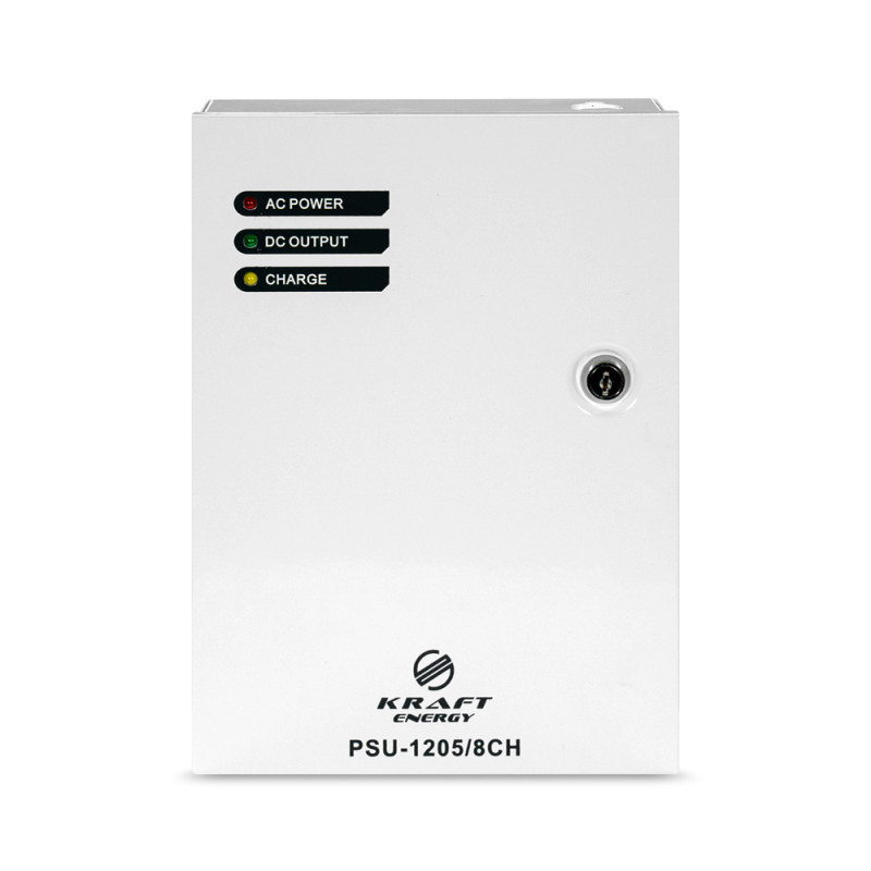 Блок безперебійного живлення Kraft PSU-1205/8CH