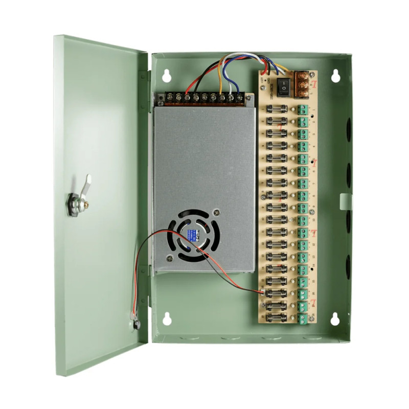 Блок живлення Kraft KRF-1220(18CH) BOX 12В/20А багатоканальний