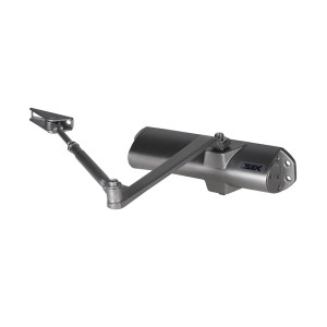 Дотягувач Dortec DT-83H з фіксацією дверей сріблястий