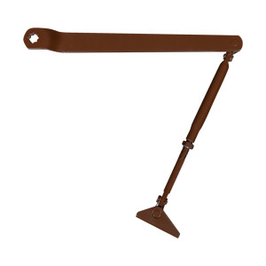 Коліно для дотягувачів Dortec DT65ARM з фіксацією дверей коричневе
